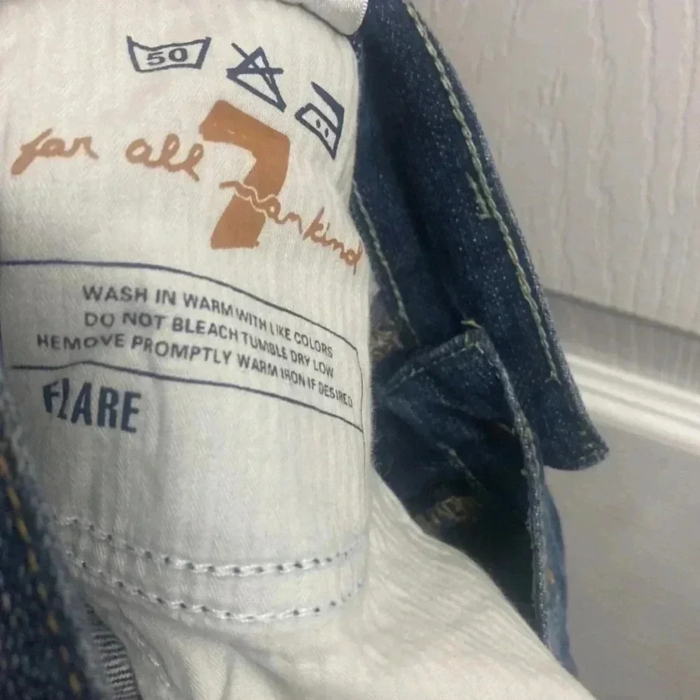 7 For All Mankind Flare Jeans - Picture 9 of 12